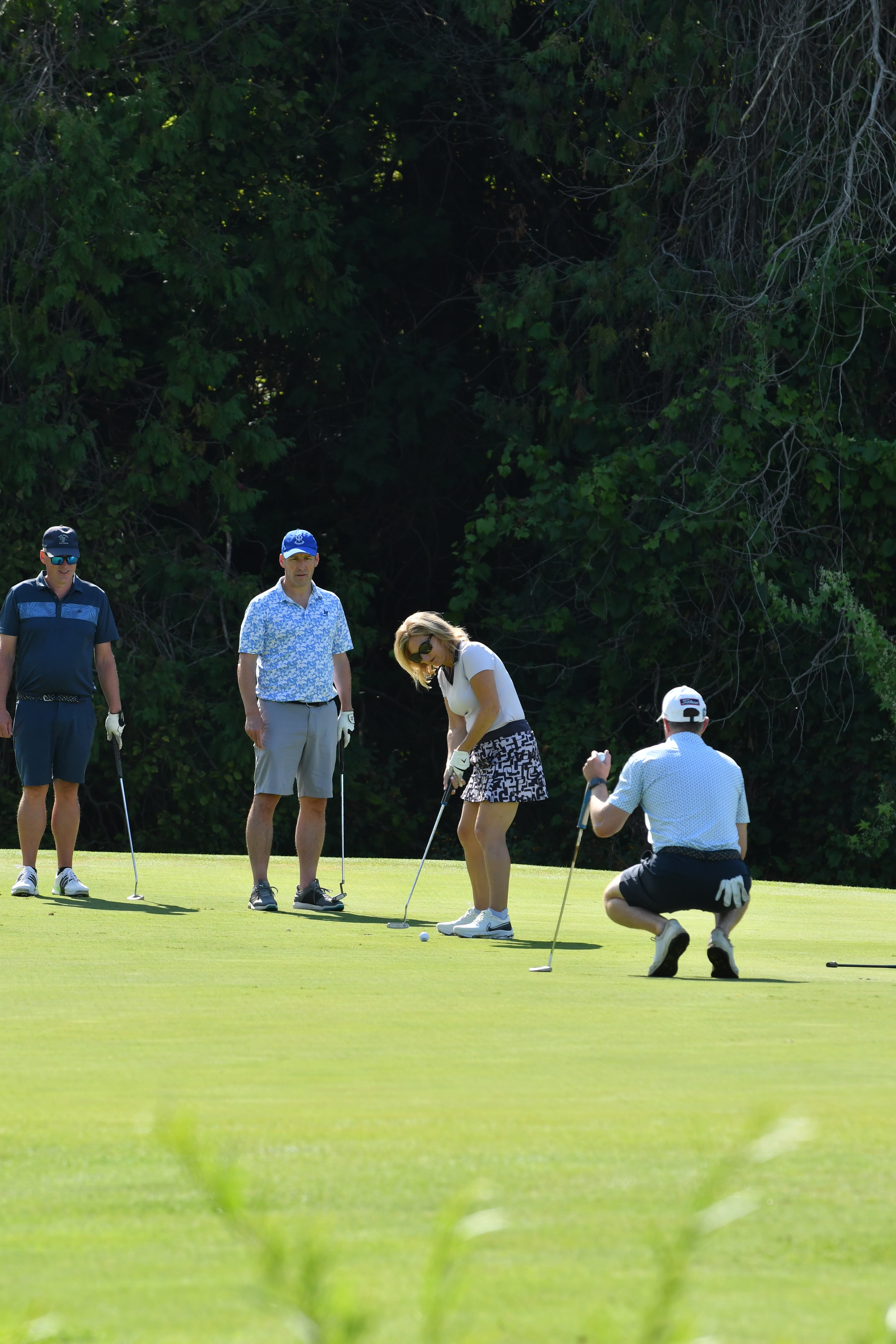 golfing
